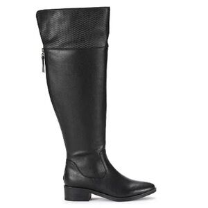 New Baretraps Marcela Over The Knee Riding Boot Black Slouch Sz 9
